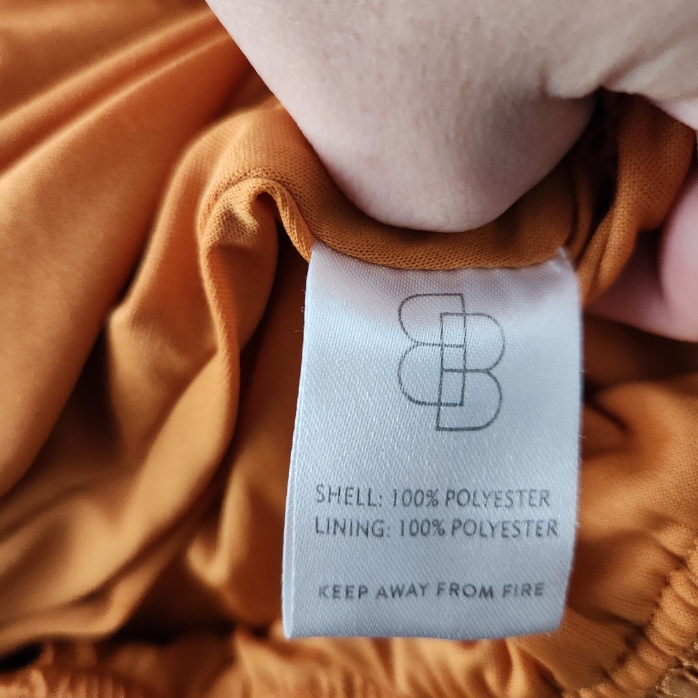 Baltic Born Athena Pleated Burnt Orange Maxi Dress Size Small - Picture 11 of 11